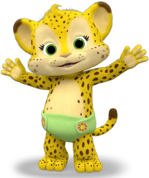 Word Party Franny The Cheetah Paws Up Franny Word Party Characters