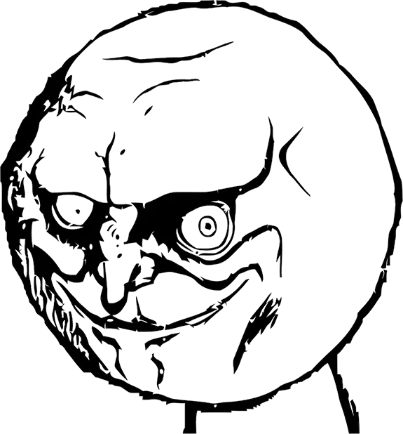Memes For Imessage Messages Sticker-11 Yes Meme Face Png