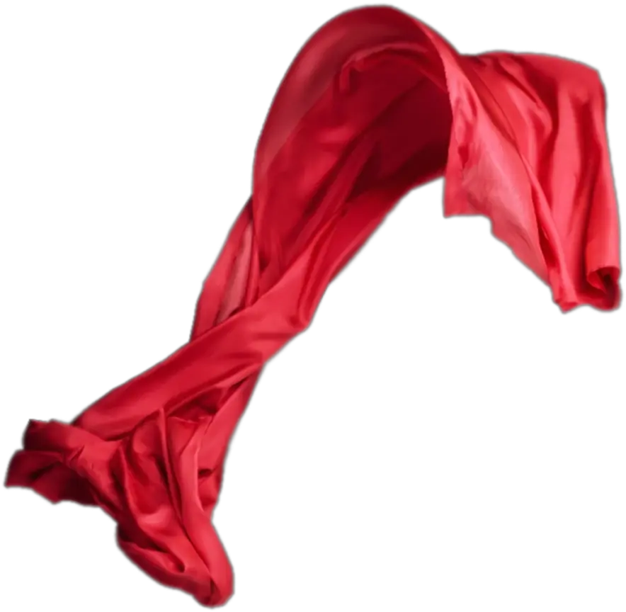 Transparent Silk Clipart Scarf Blowing In Wind
