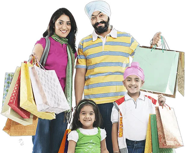 Transparent Indian People Png Indian Family Shopping Png
