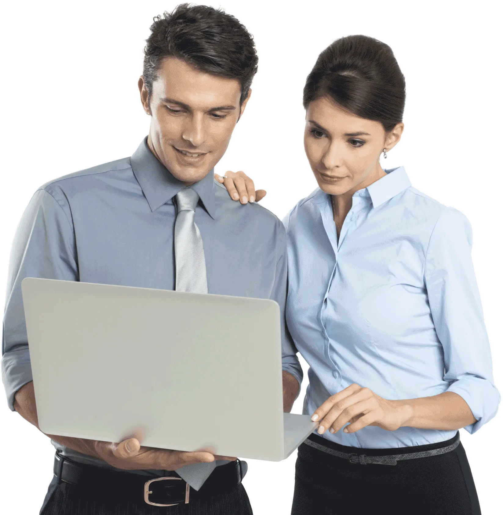 People Using Laptop Png
