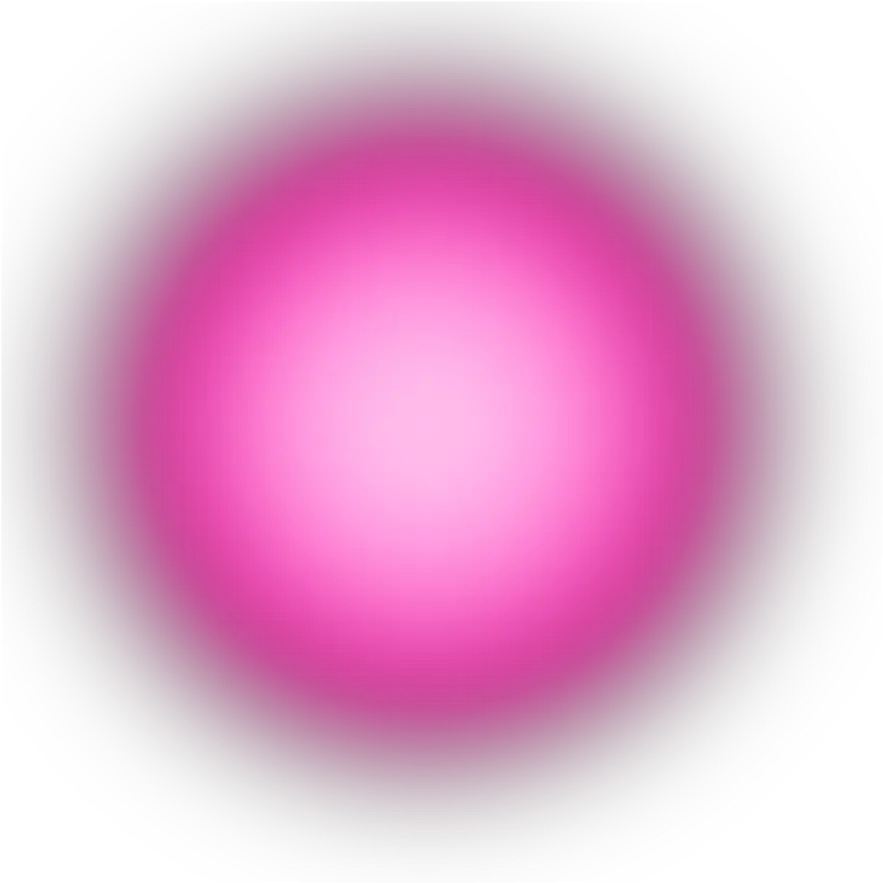 Pink Transparent Glow Circle