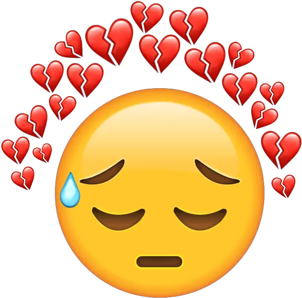 freetoedit emoji sad sademoji tear brokenhearts Smiley