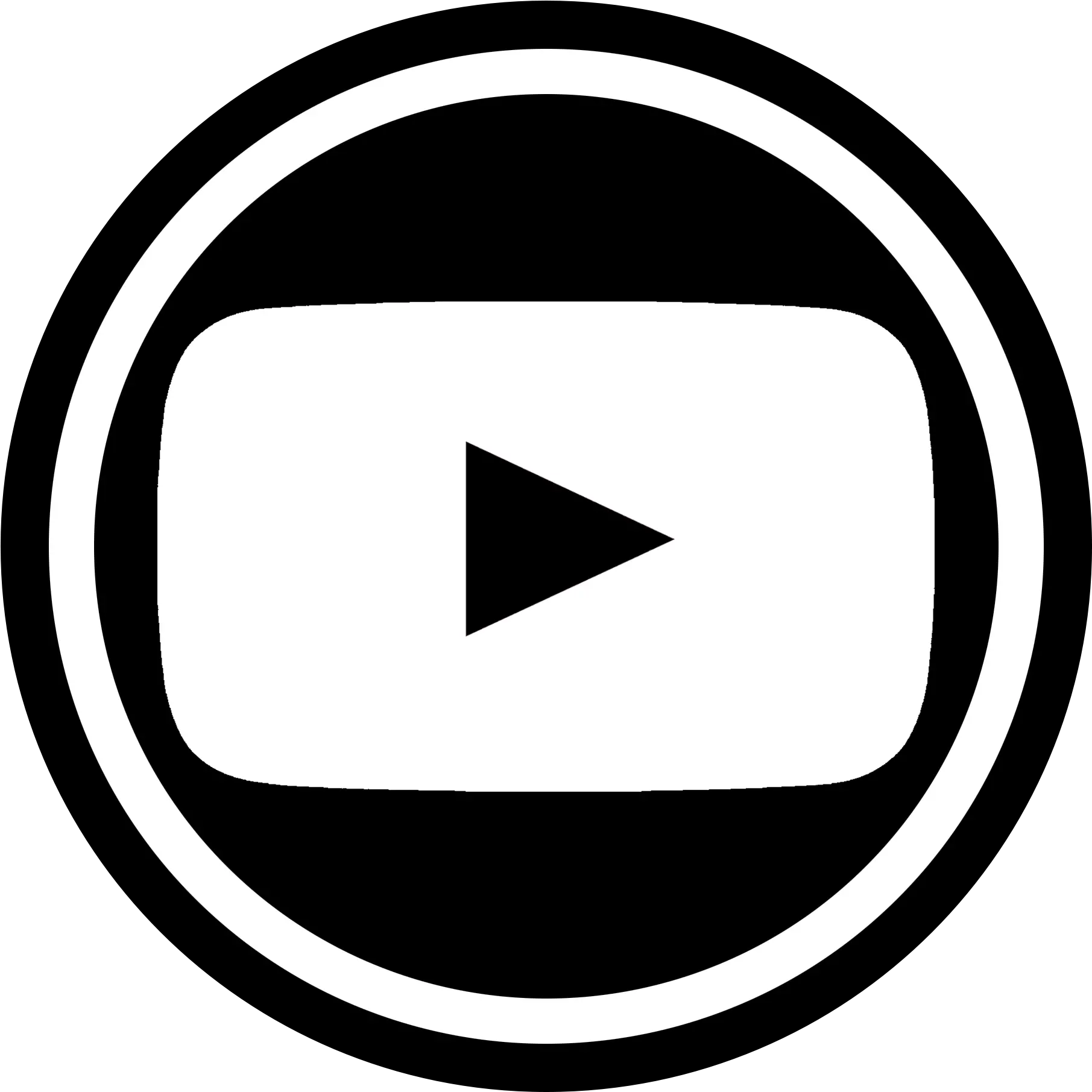 Logo De Youtube Blanco Png