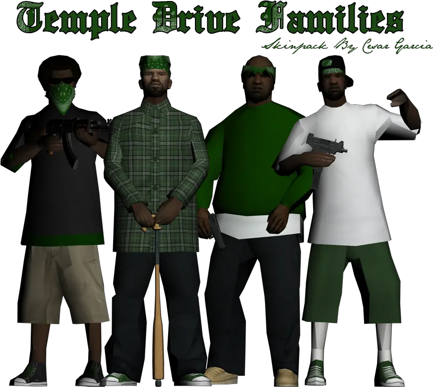Transparent Gta San Andreas Png Gta Sa Grove Skins