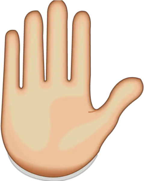 Hands Up Png Raised Hand Emoji Png