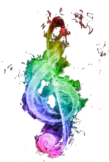 Smokey Note Psd Official Watercolor Music Notes Transparent Background