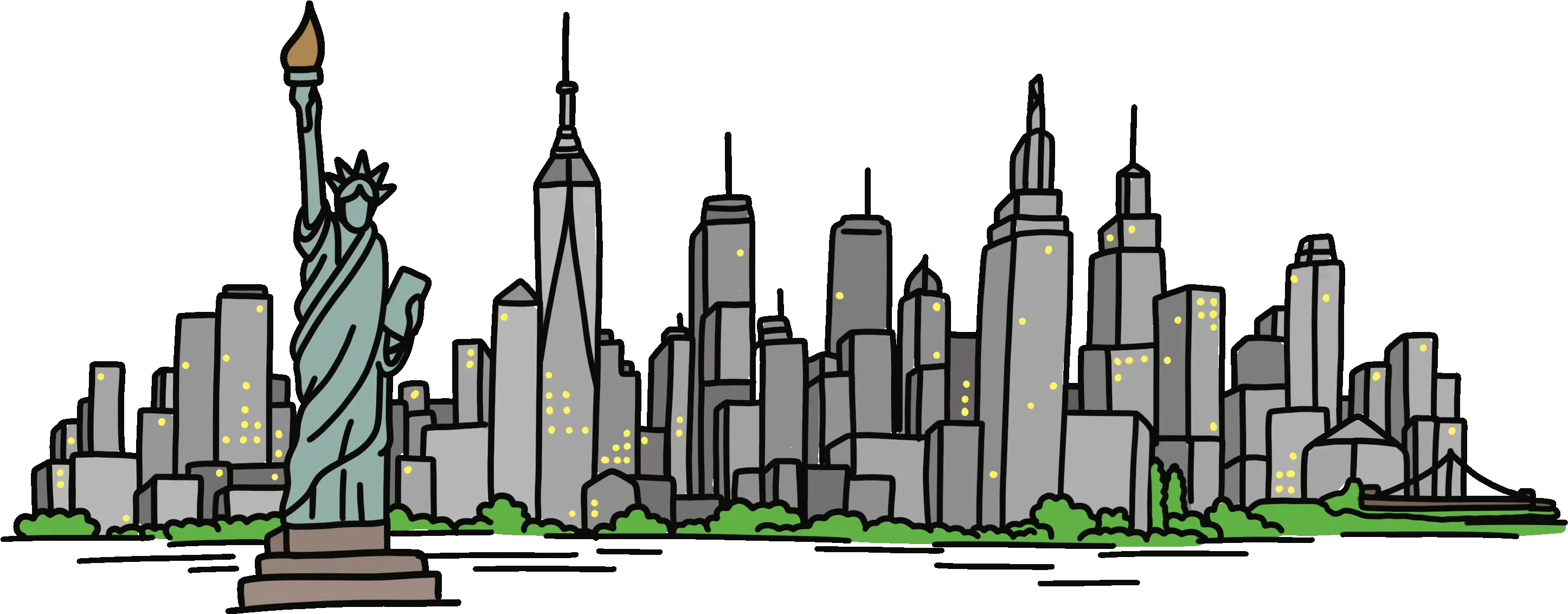 New York City Transparent Gif
