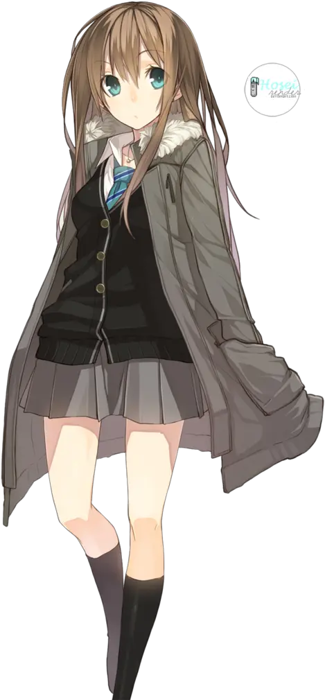 Cute Anime School Girls