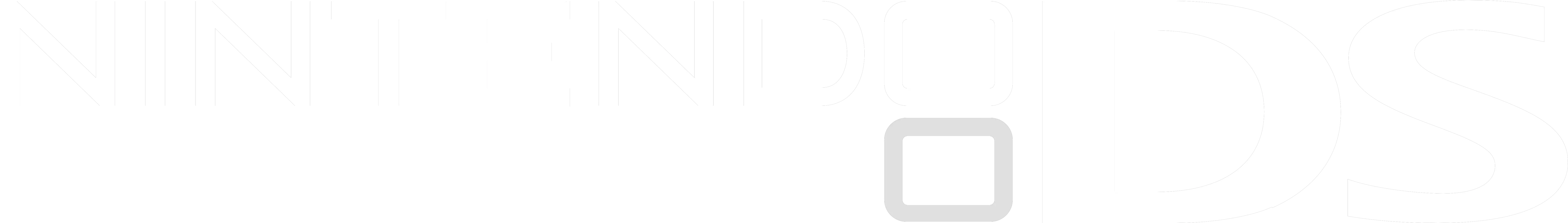 Nintendo Ds Logo White Png