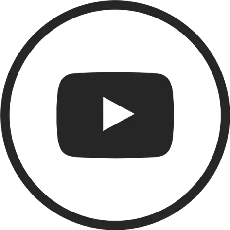 Yt Icon Youtube Preto E Branco