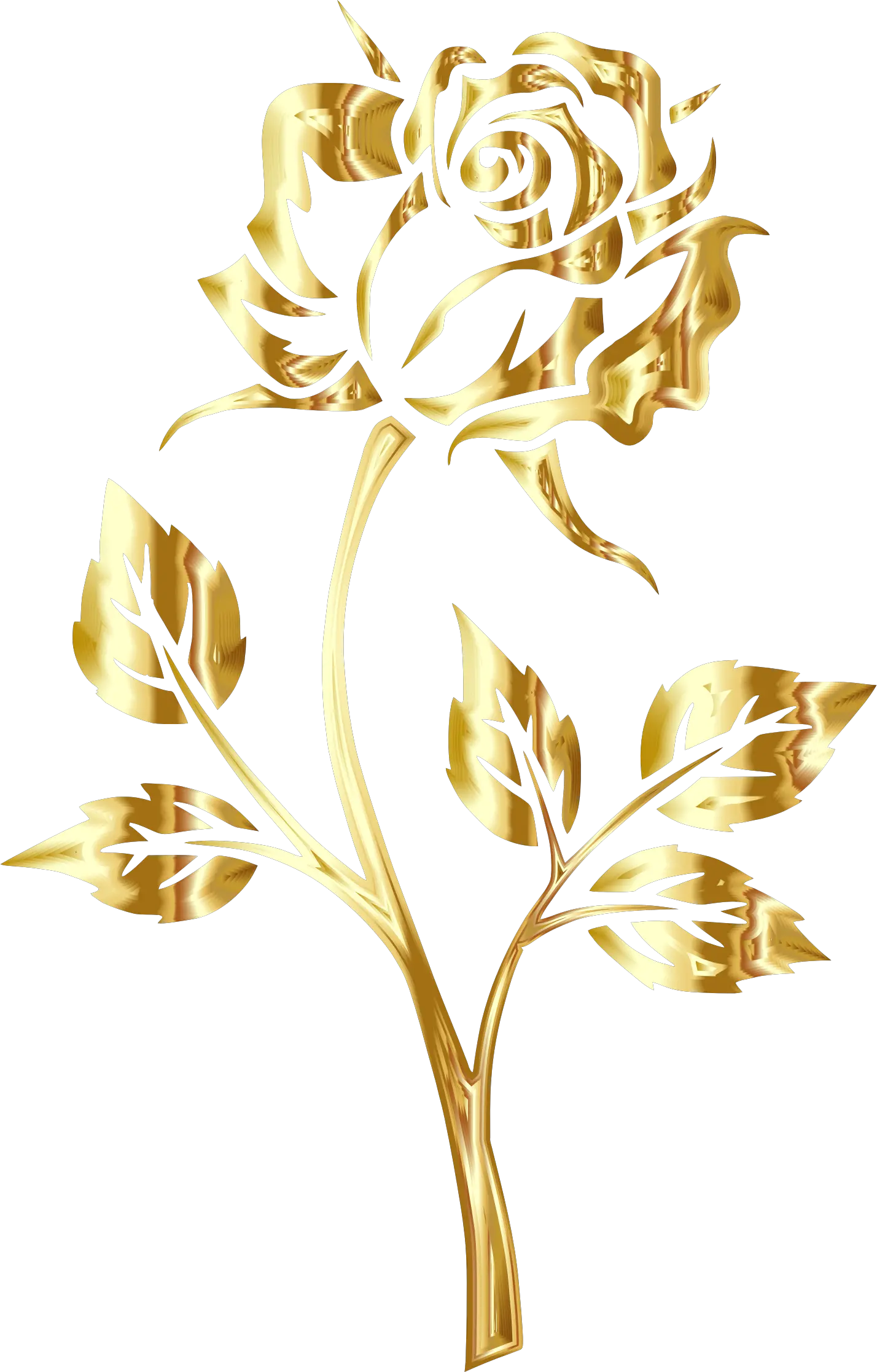 Transparent Gold Confetti Background Png Gold Rose No Background