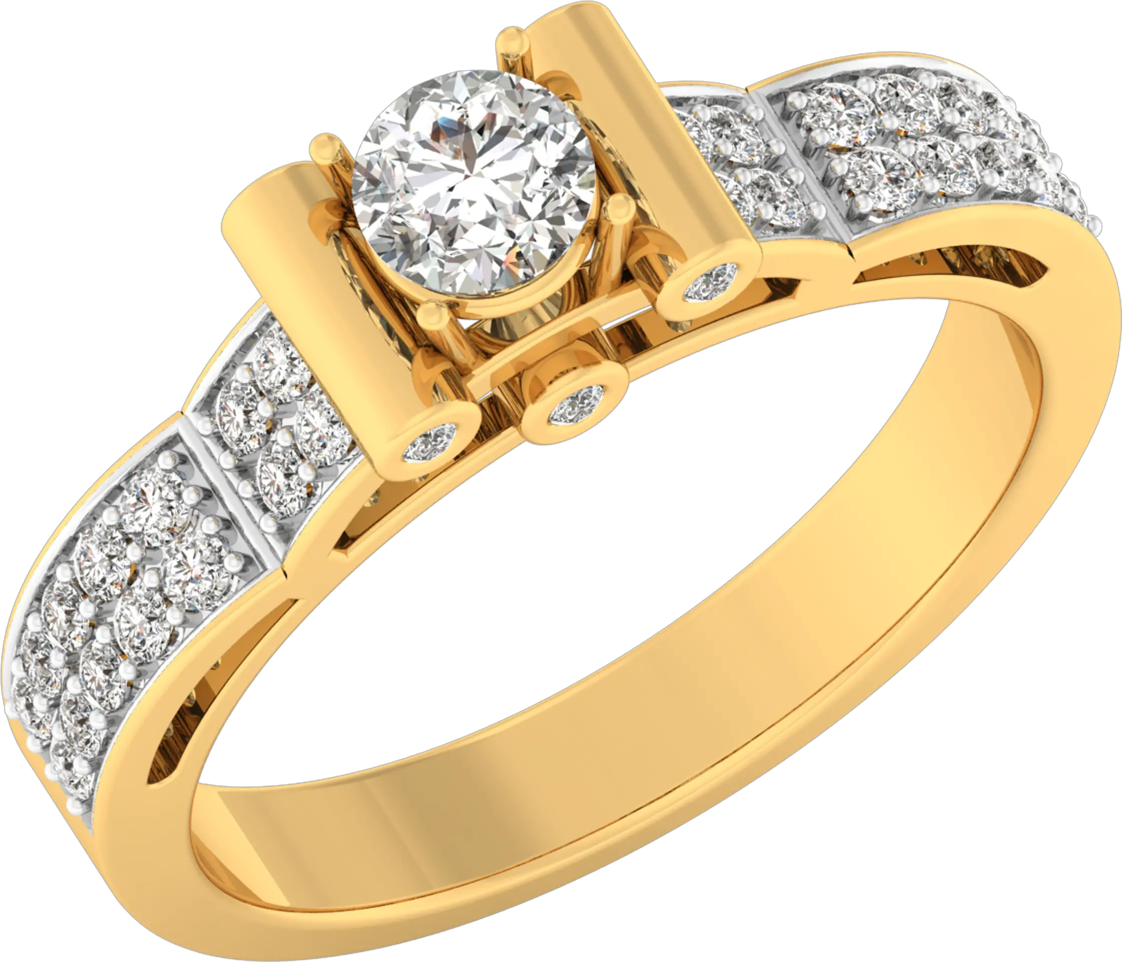 Transparent Diamond Border Png Hd Gold Ring Png