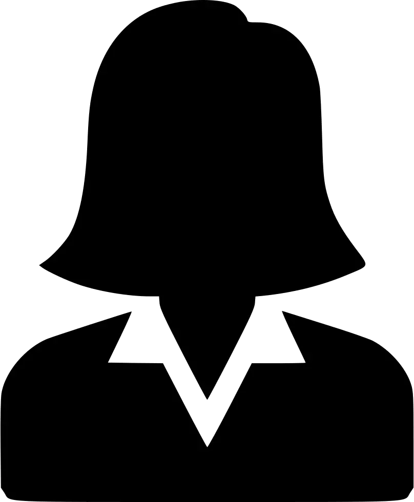 Business Woman Silhouette Female Business Person Icon