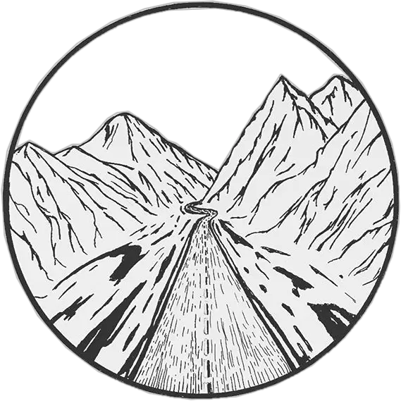 Mountain Boho Travel Indie Aesthetic Drawing Inkfreetoe Aesthetic Black And White Png