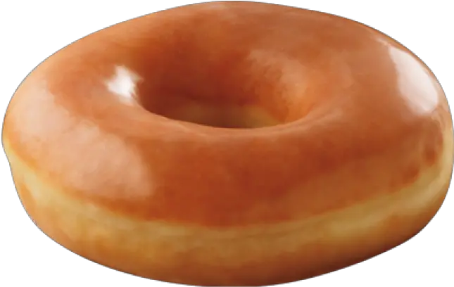 Transparent Background Glazed Donut Png