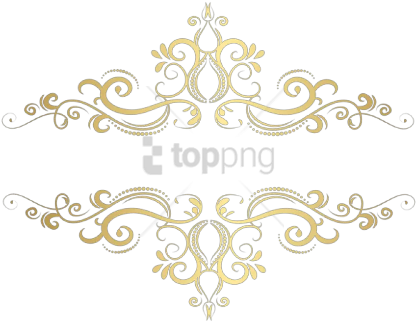 Thumb Image Gold Decorative Elements Decorative Clipart Png