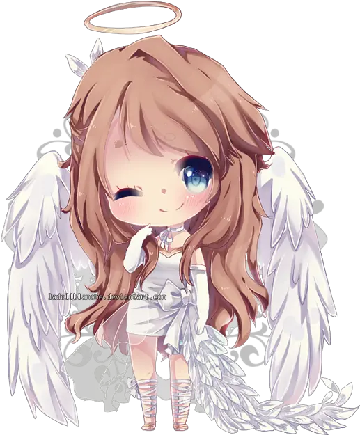 Anime Chibi Angel Girl
