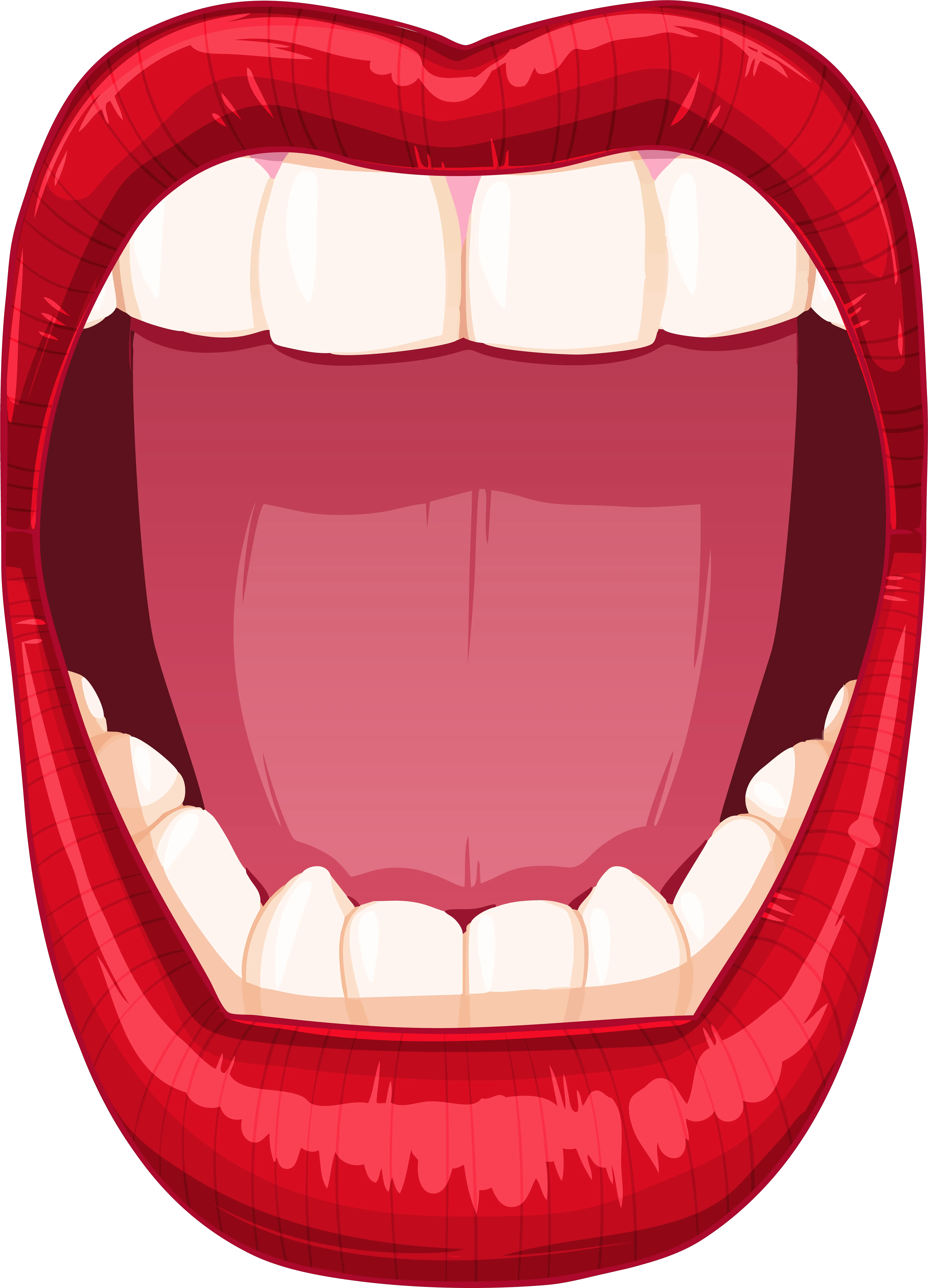 Open Mouth Png Clip Art Transparent Cartoon Mouth Png