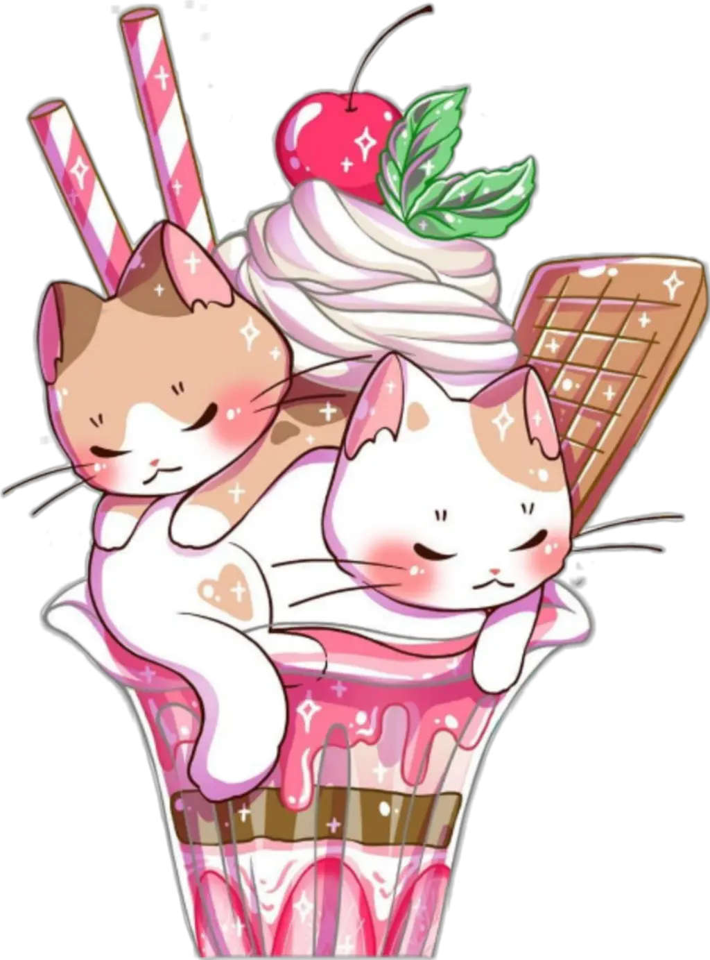 kawaii cute cat catto kitten kitty Kawaii Cute Cat Kittens