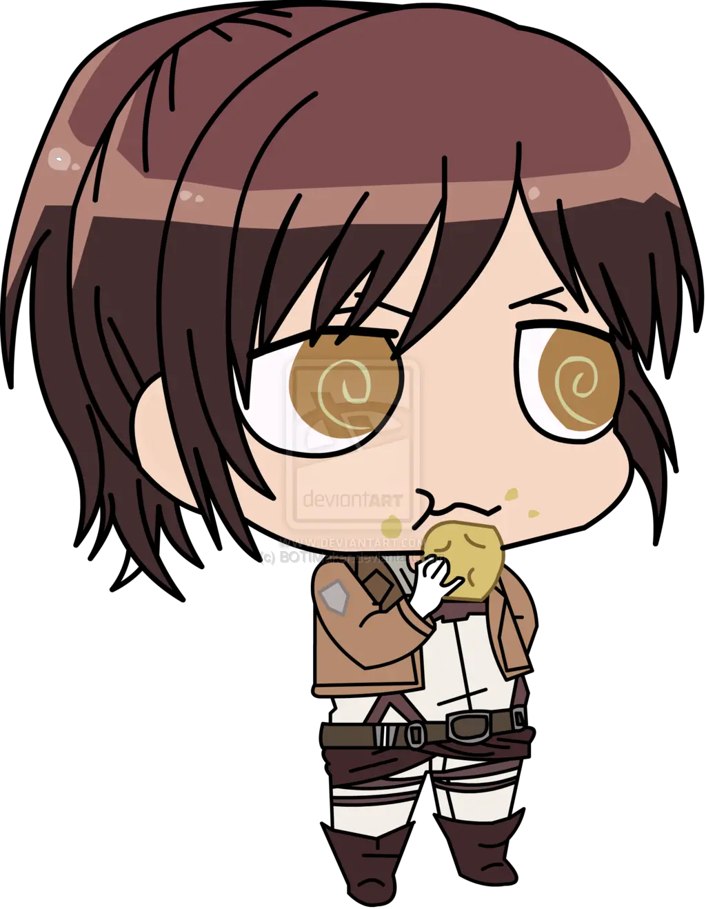 Showing Gallery For Attack On Titan Sasha Chibi Wallpaper Sasha Braus Attack On Titan Chibi