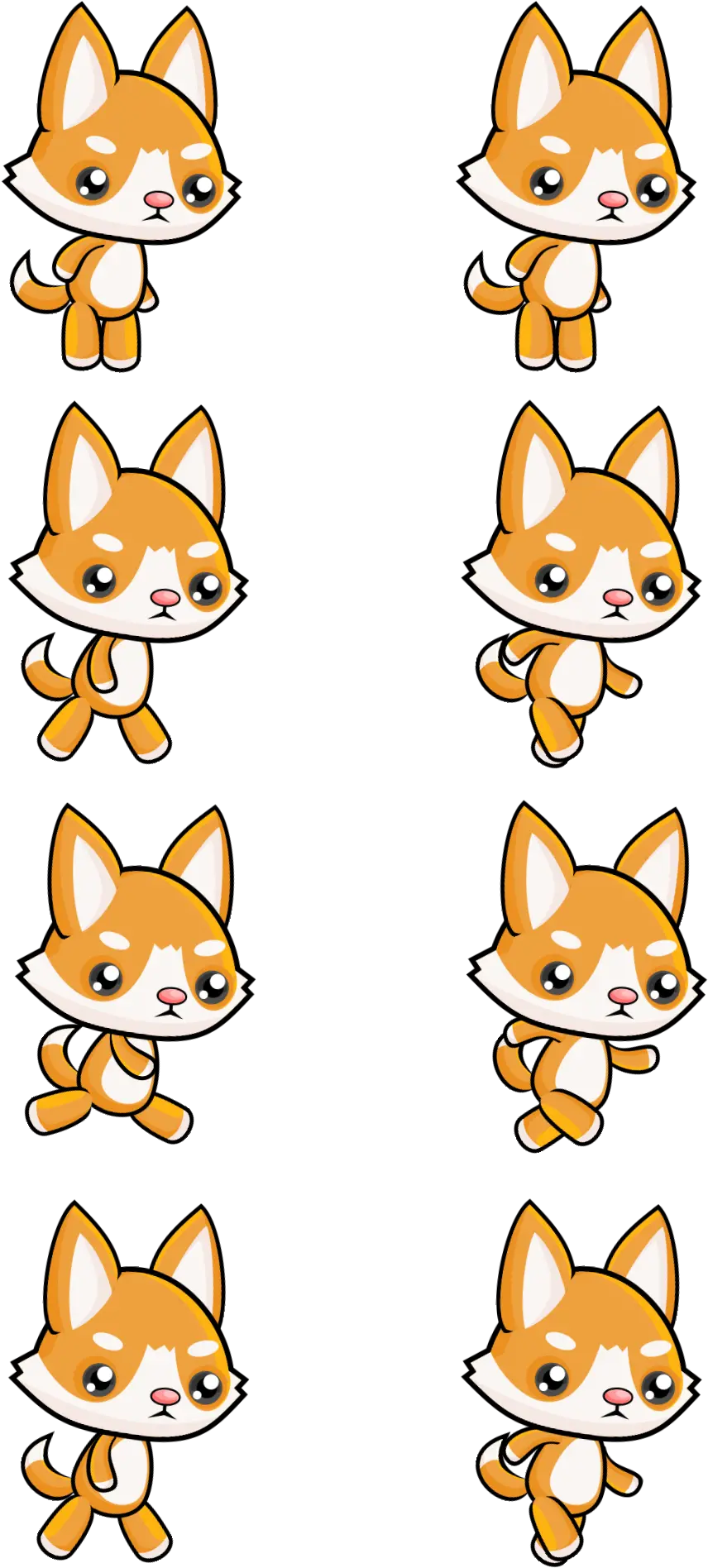 Sprite Sheet Cat Sprite Sheet Png