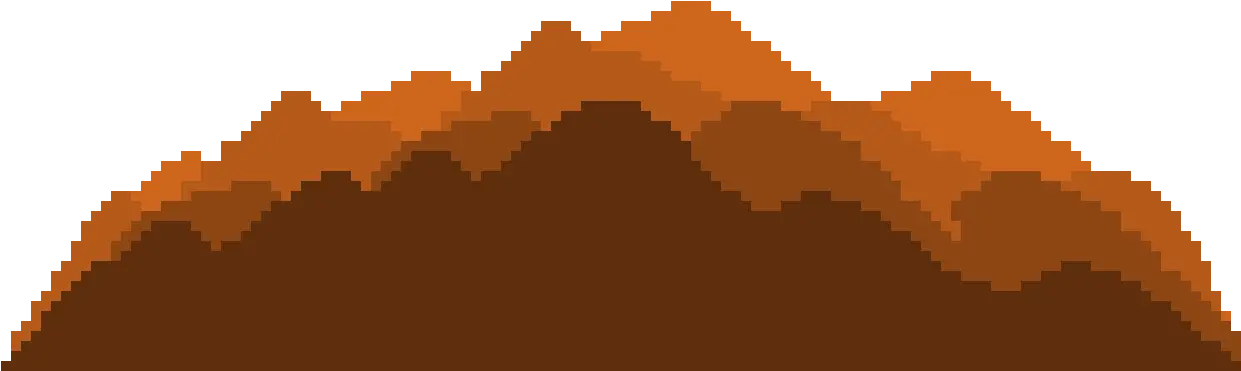 Pixel Art Mountain Png