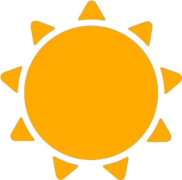 Simple Weather Icons Sunny Sunny Weather Icon Png