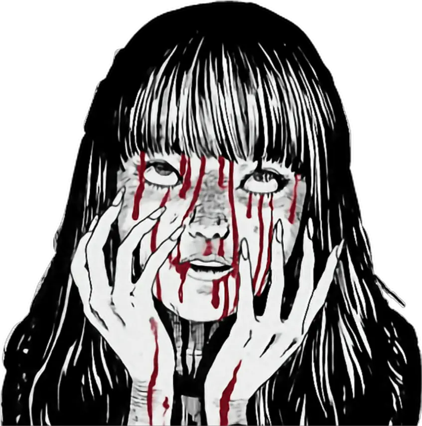 creepy horror scary remixit grunge aesthetic Junji Ito Snow White