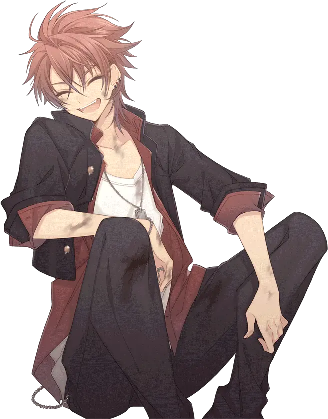 Image Day Scout Anime Boy Sitting Png