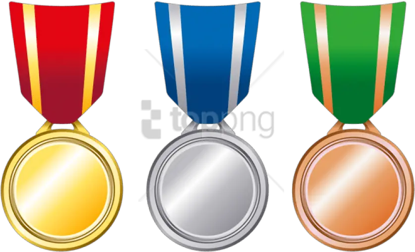 Free Png Download Transparent Gold Silver Bronze Medals Gold Silver Bronze Medal Png