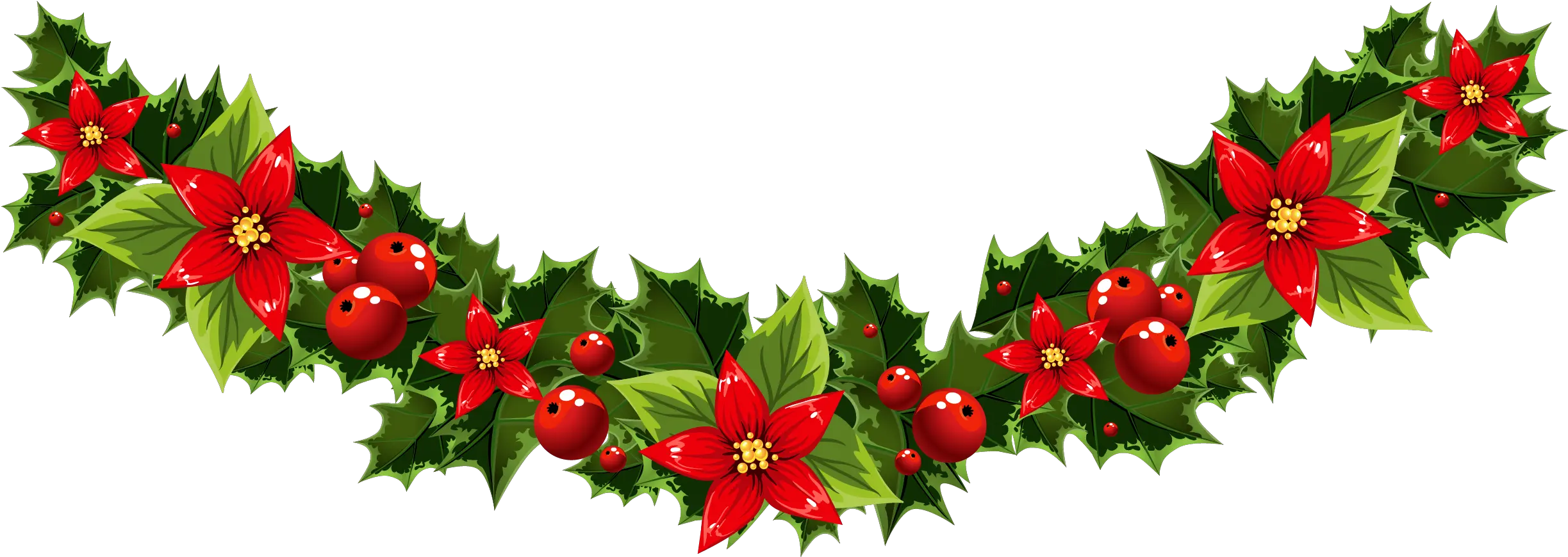 Santa Claus Borders And Frames Christmas Card Clip Christmas Garland Png Hd