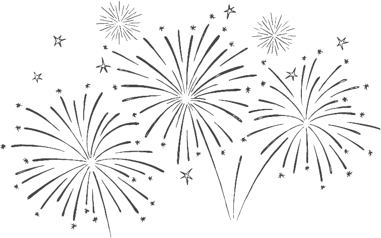 Fireworks Transparent File Celebration Sketch Png