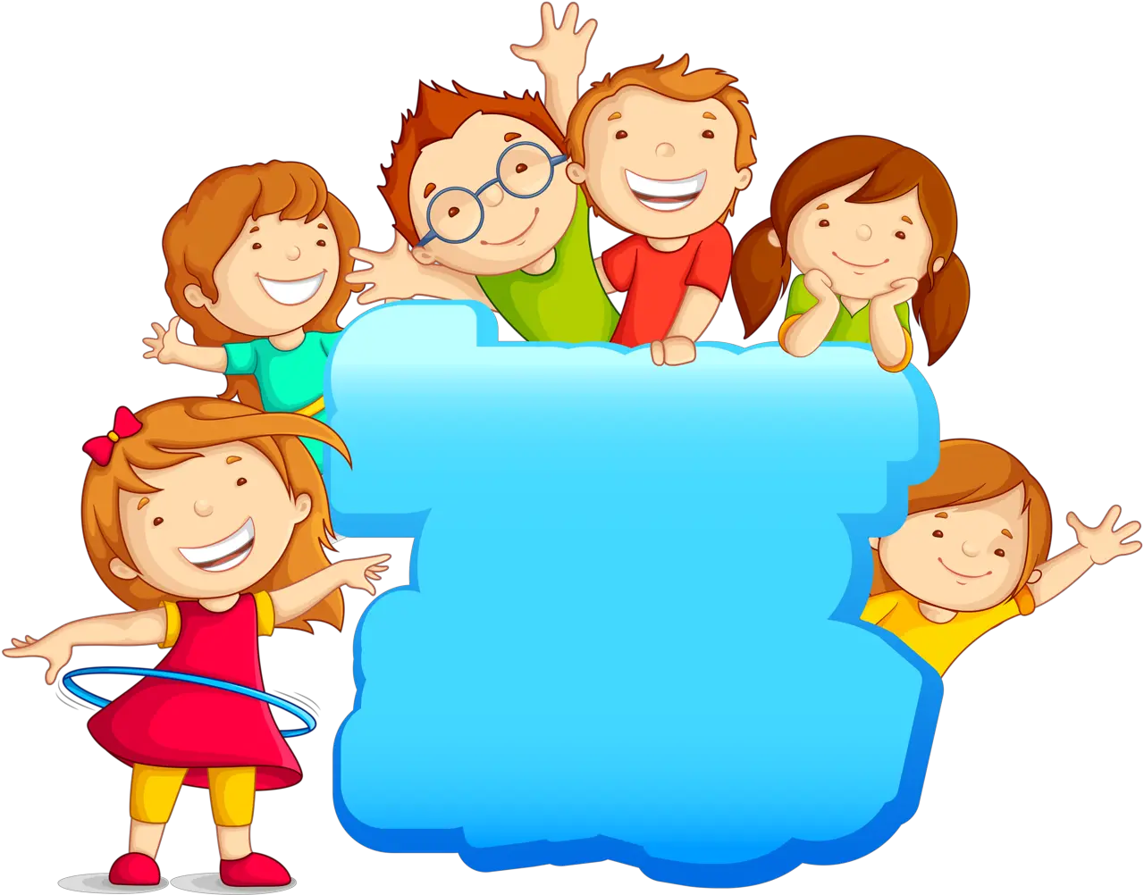 Picture Transparent Kids Running Outside Clipart School Children Clipart Borders