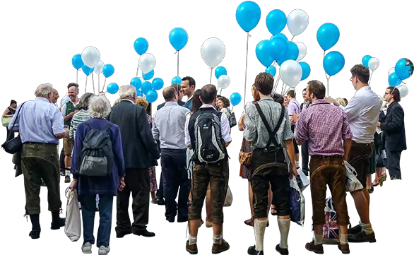 Group Of People Image Balloon
