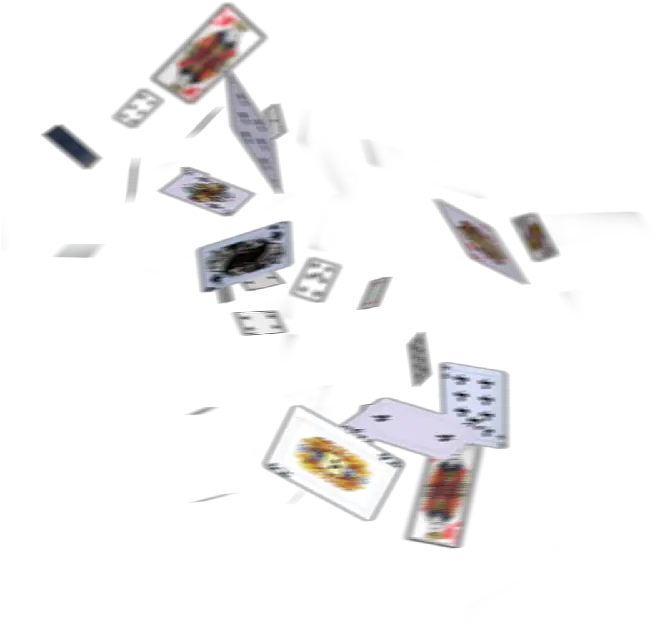 Playing Cards Flying Png