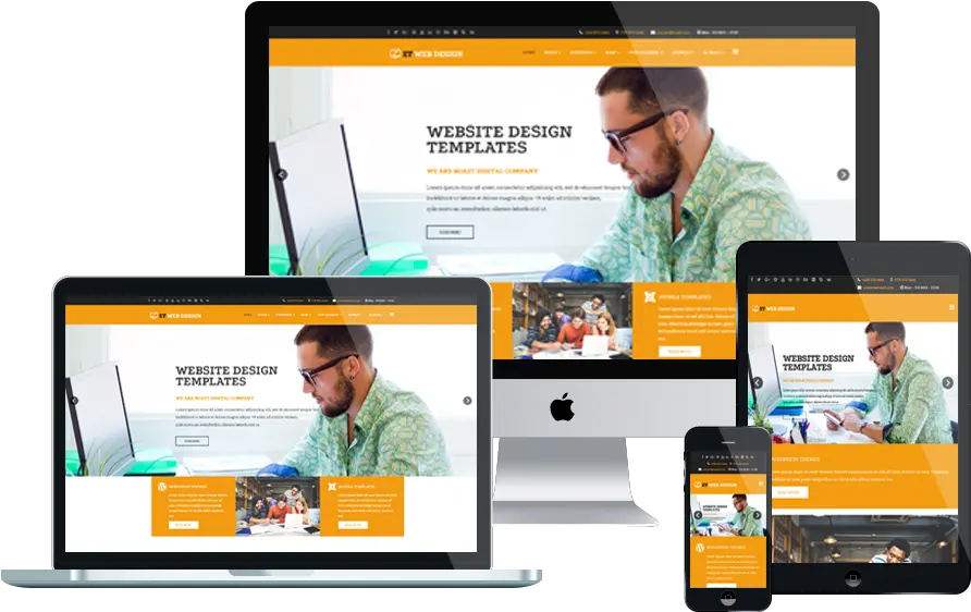 Et Web Design Free Responsive Joomla Template Responsive Website Layout Design