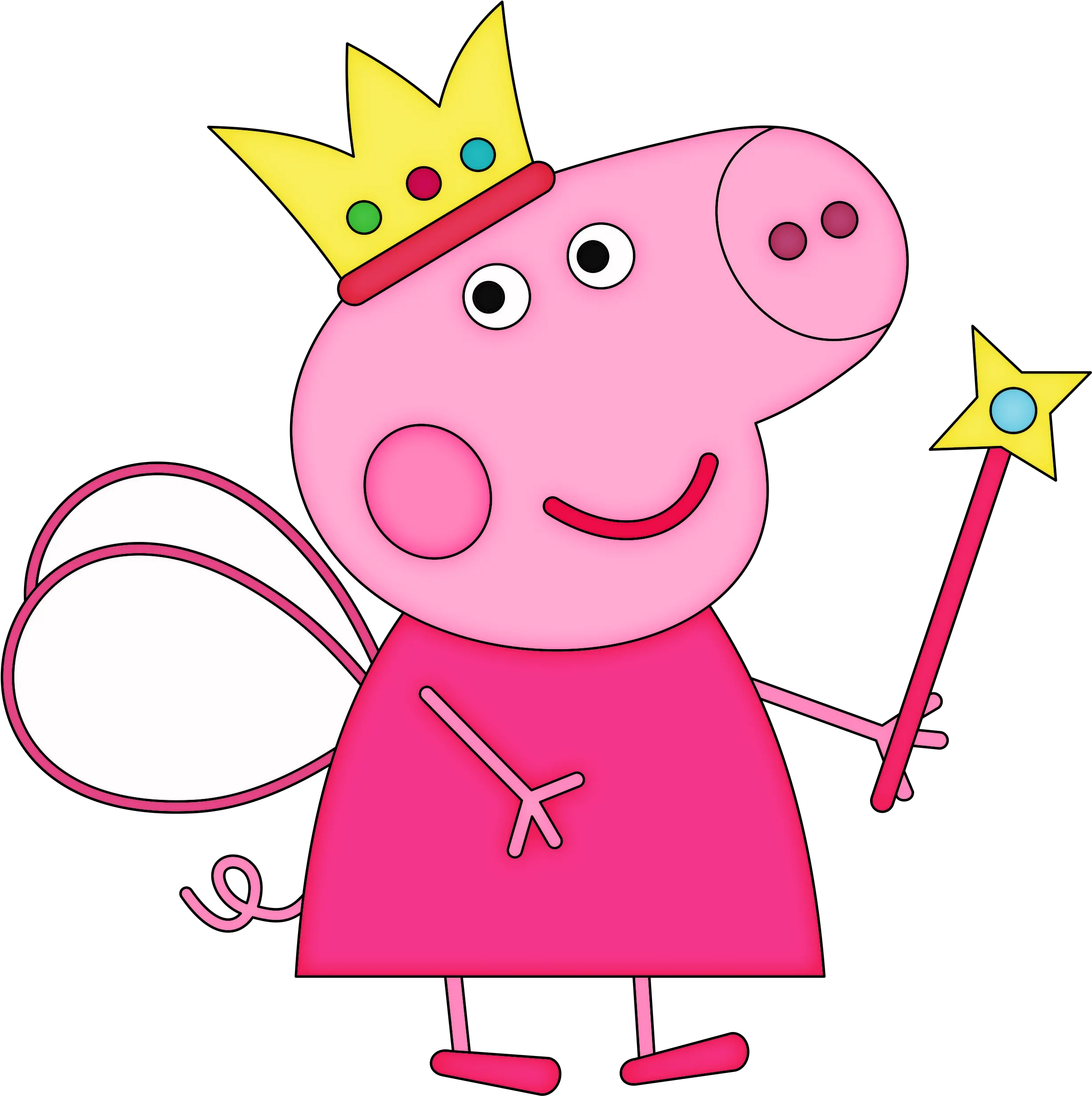 Transparent Family Clipart Princess Peppa Pig Birthday
