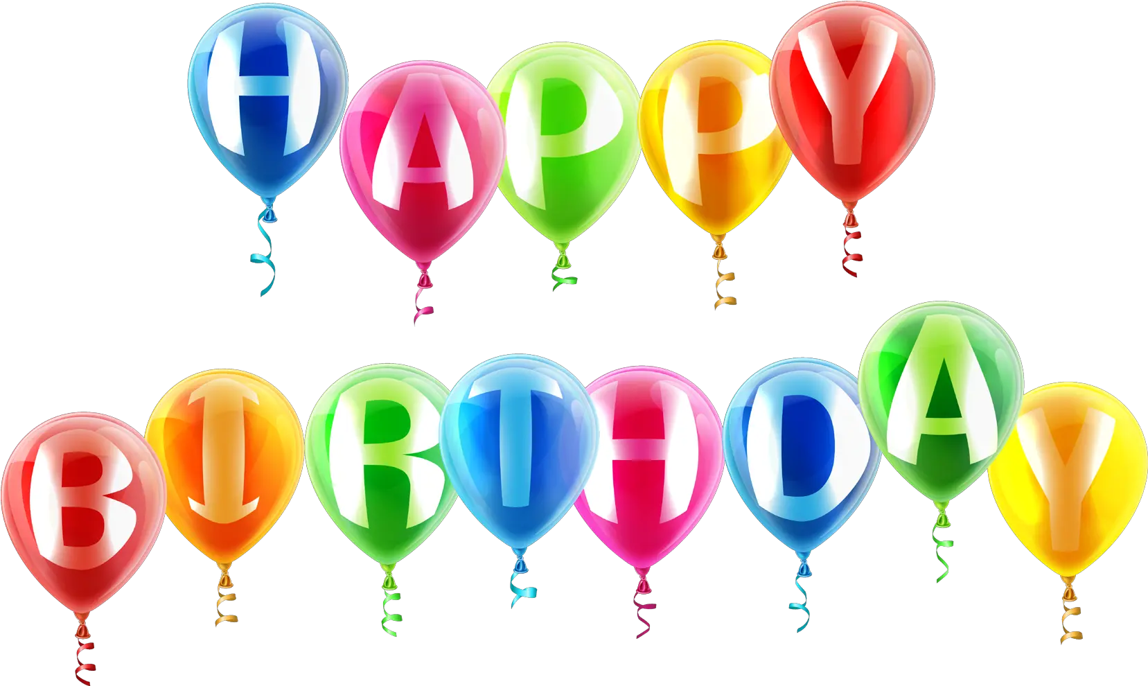 Happy Birthday Birthday Balloons Png