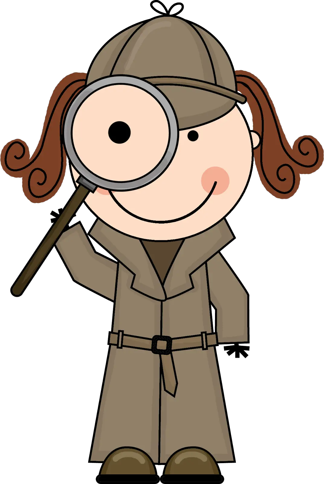 Detective Clipart Free Detective Magnifying Glass Clip Art