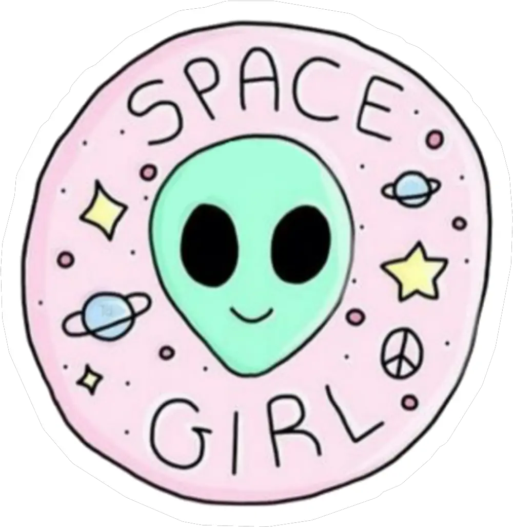 Alien Marciano Marciam Space Tumblr Emoji Overlays Cute Alien Transparent Stickers