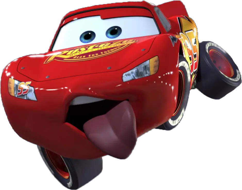 Lightning Mcqueen Cars Tongue Pixar The Walt Disney Lightning Mcqueen Sticking Tongue Out
