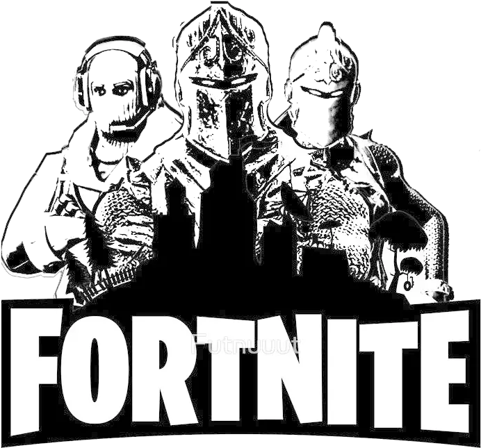 Fortnite Logo Png Black And White Fortnite