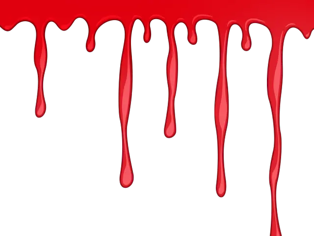 Blood Clipart Paint Drip Transparent Blood Dripping Gif