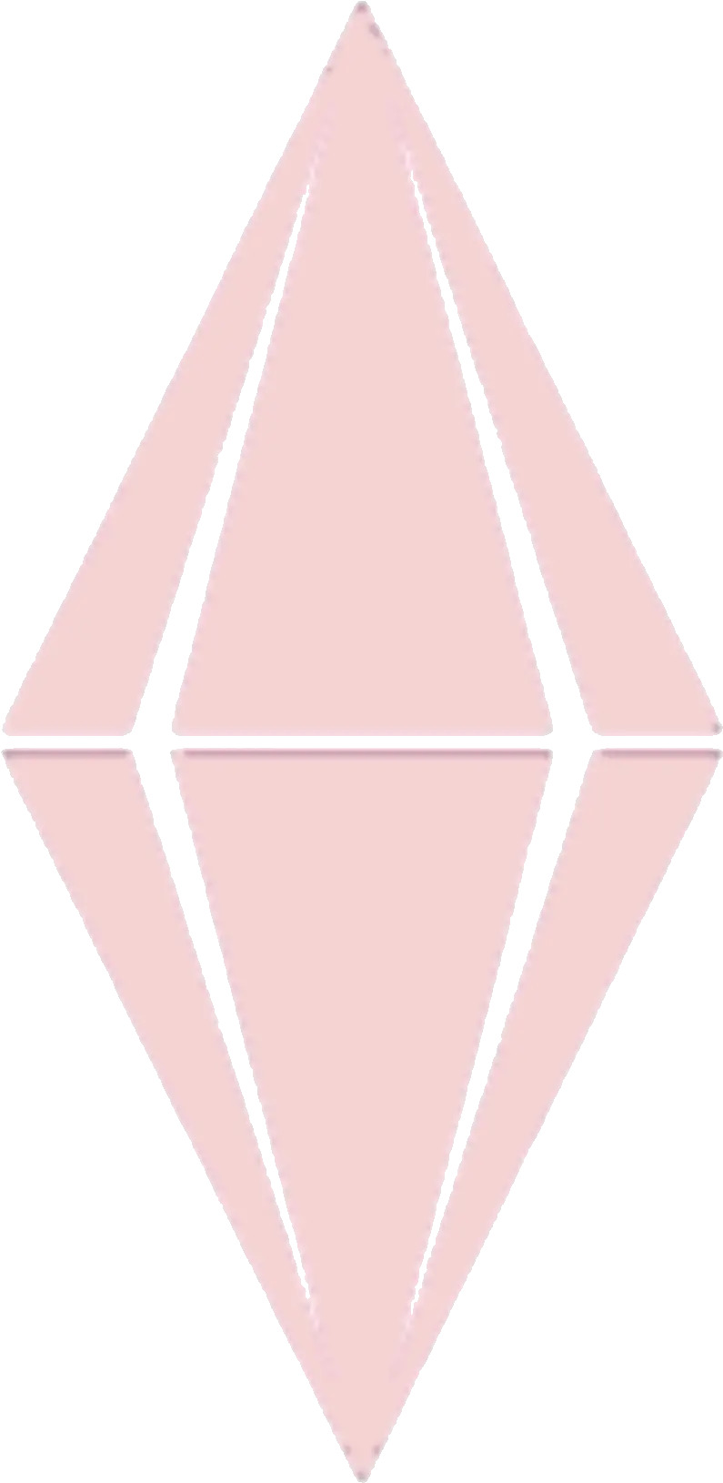 sims plumbob pastelplumbob pastel pink Triangle