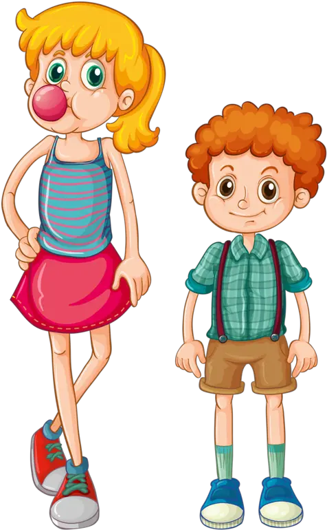 Family Clip Art Tall And Short Clipart