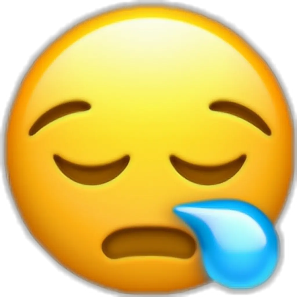 Emoji Ios Iphone Iosemoji Emojis Iphoneemoji Emojiss Drowsy Emoji