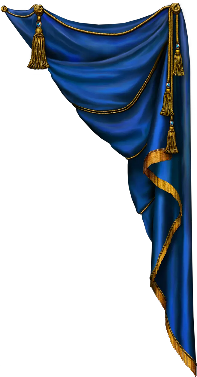 Curtain Png Free Download Blue Curtain Png