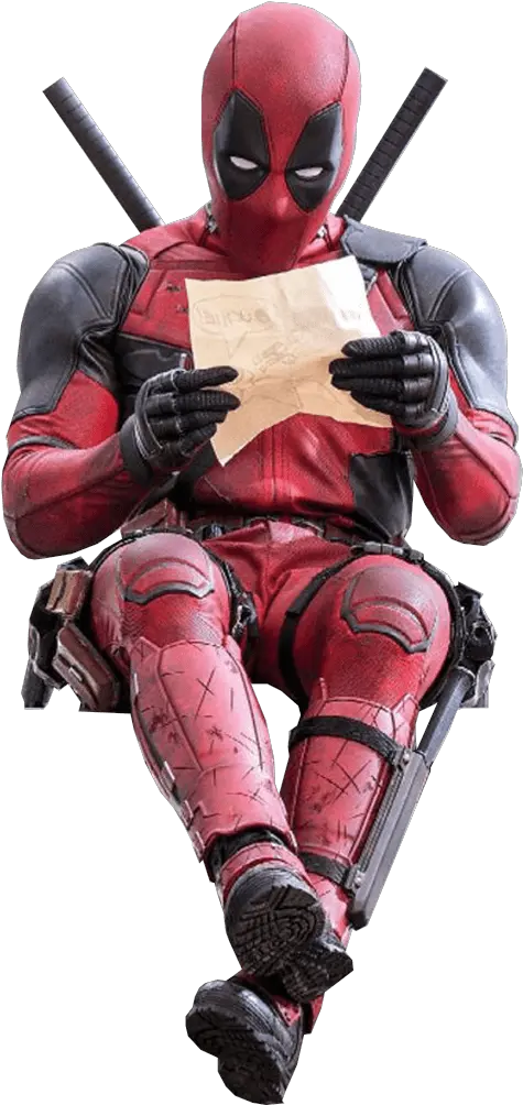 Deadpool Reading Deadpool Png