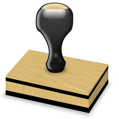 Rubber stamp PNG